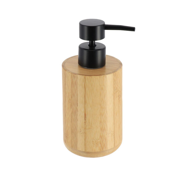 Serie baño bambú. Dosificador jabón 200 ml.