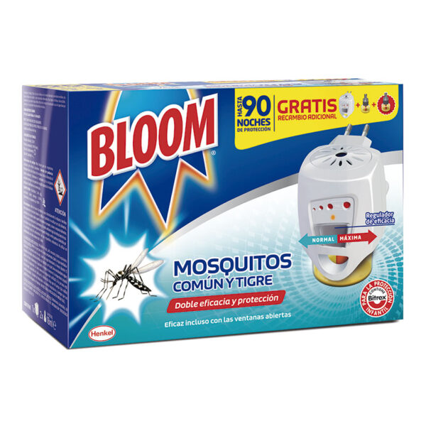 Bloom mosquitos eléctrico líquido 1 aplique y 2 recambios