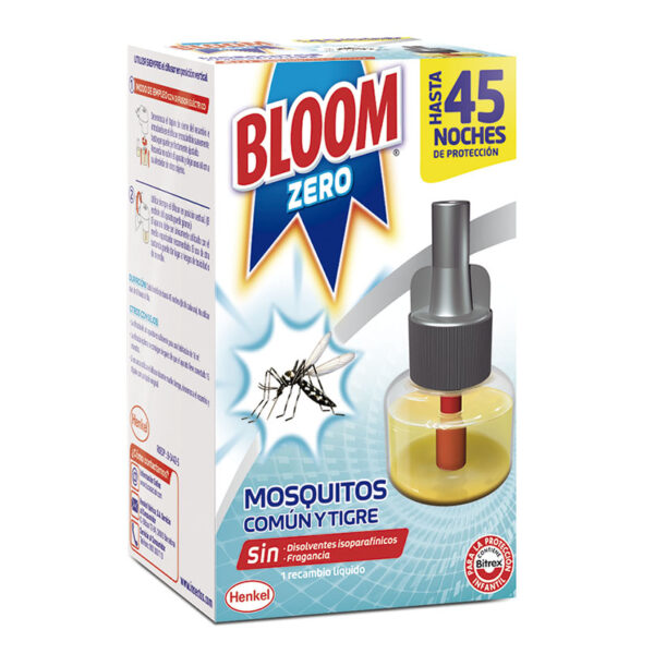 Bloom mosquito eléctrico líquido ZERO 1 unidad