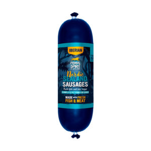 Salchicha perros ALPHA SPIRIT Mediterranean Farm 1Kg. Pescado y cerdo 90%.
