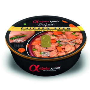 Comida real perros ALPHA SPIRIT As a real food estofado pollo 280gr. Pollo 97%.