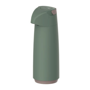 Termo 1,8 litros con dispensador, color verde.