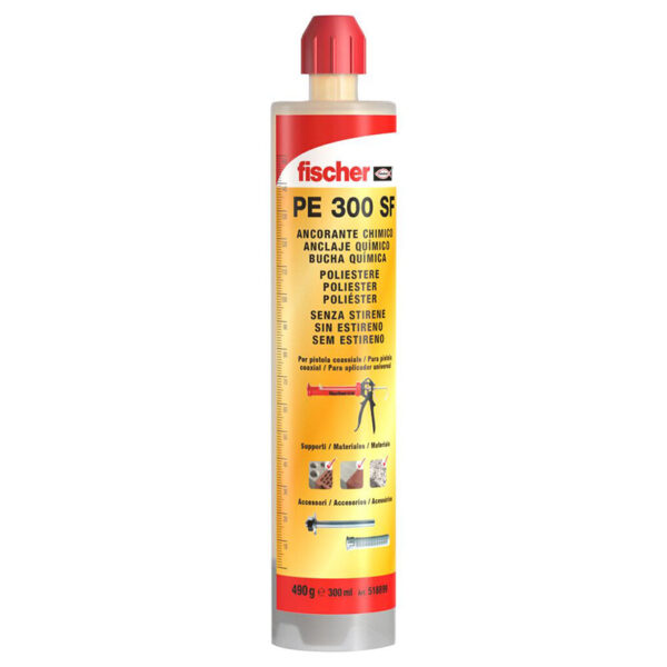 Cartucho inyección resina FIS PE 300 ml