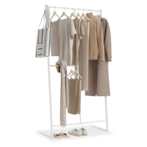 Perchero Newlux Hangy One 15 color blanco. 80x40x160 cm.