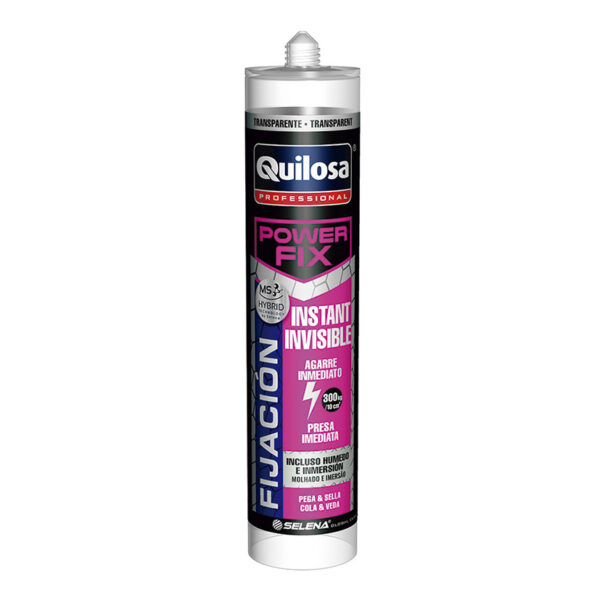 Adhes. Power fix invisible 290 ml.Trans