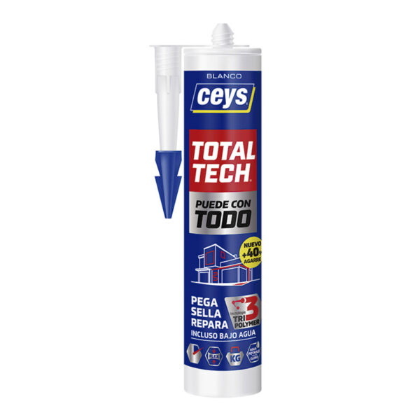 Adhesivo sellador total tech 290 ml. bl