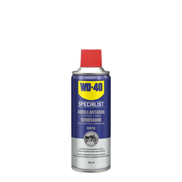 WD-40 Specialist Moto Abrillantador plásticos y gomas 400ml