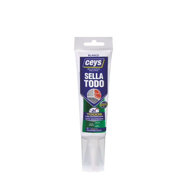 Silicona sellatodo neutra. Tb 125 ml. Bl