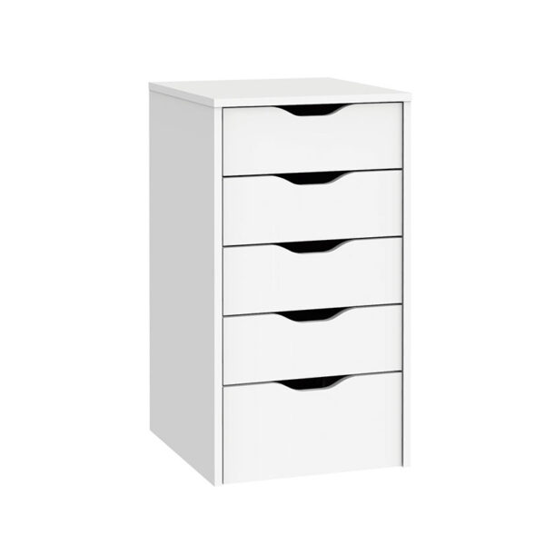 Cajonera 5 cajones Eko 71x40x h. 43 cm Color blanco