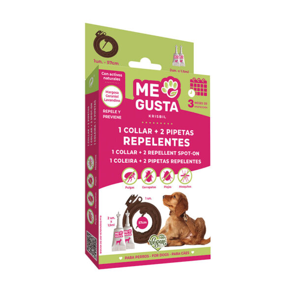 Pack Repelente perro collar + 2 pipetas