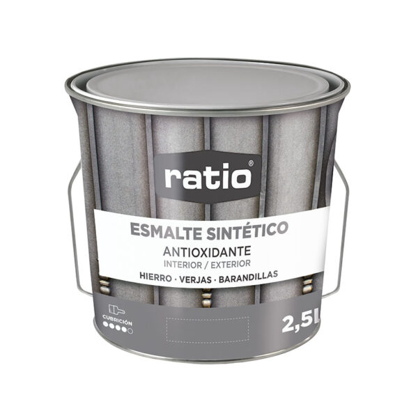 Esmalte forja ratio negro 2,5 l.