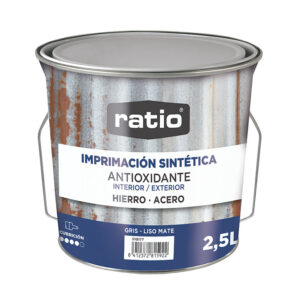 Imprimación sintética antioxidante ratio gris 2,5 l.