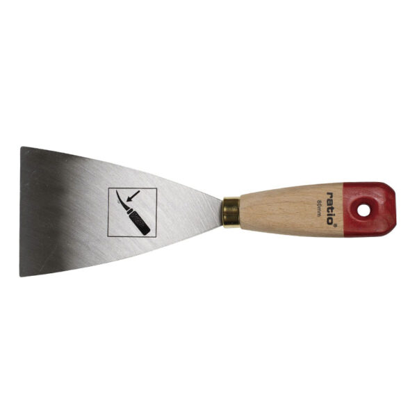 Espatula pintor mgo.madera 80mm.ratio