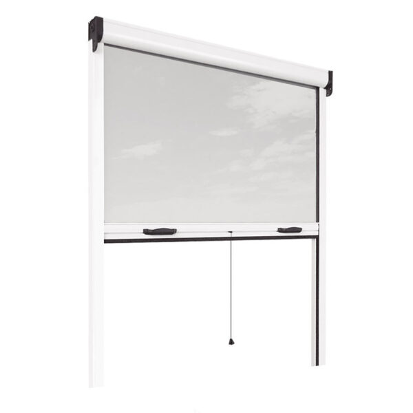Mosquitera enrollable 100x150 cm. Bl.
