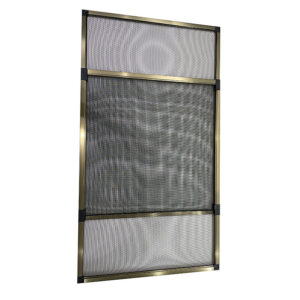 Mosquitera fija ext. 70/132x50 cm.bronce