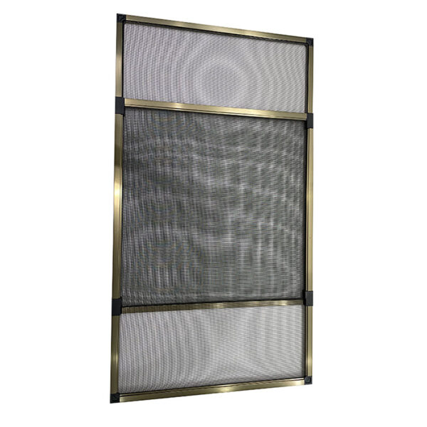 Mosquitera fija ext. 70/132x50 cm.bronce