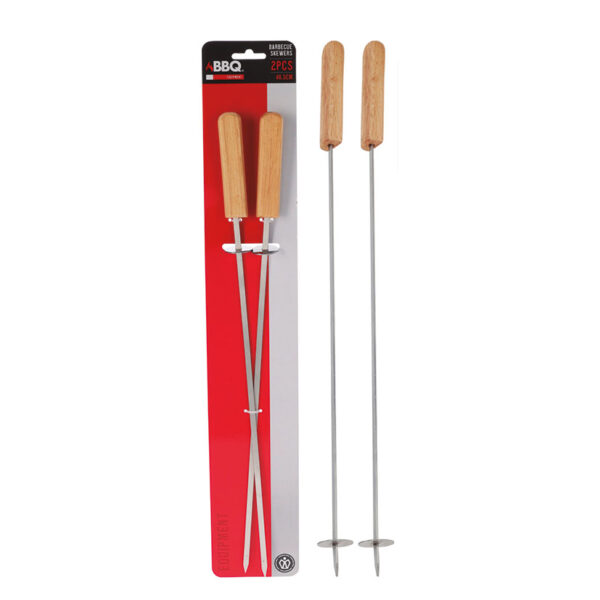 Pinchos barbacoas 48 cm. 2 unidades