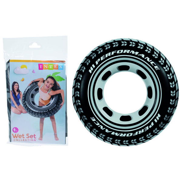 Flotador rueda coche hinchable Ø90