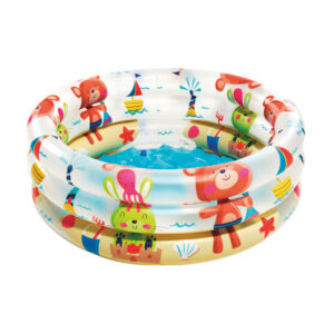 Piscina bebé Dino 3 anillas 61x22 cm