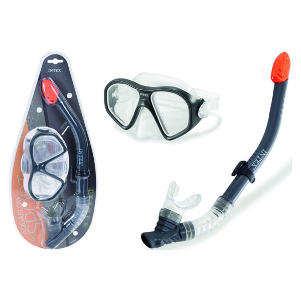 Set de buceo mascara+tubo reef rider.