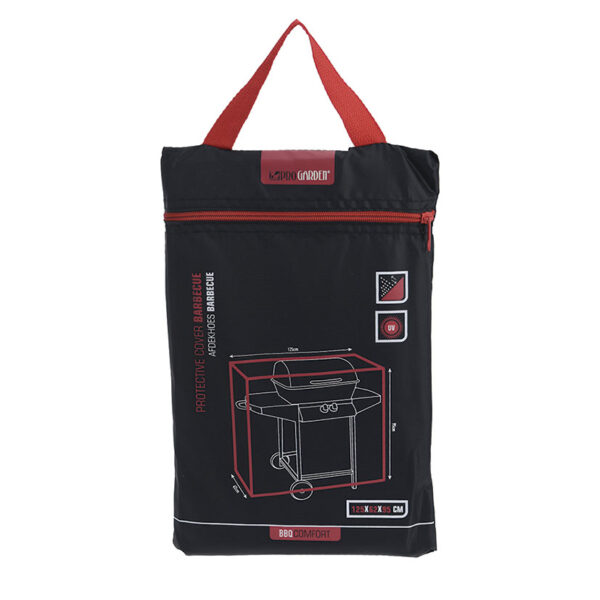 Funda barbacoa 125x62x95 cm polietileno