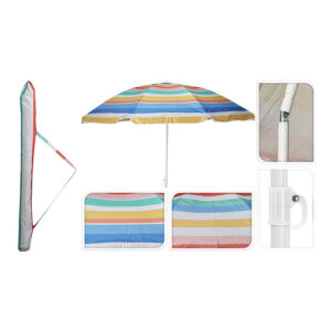 Parasol playa Ø 170 cm. UPF 30+