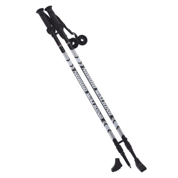 Set 2 bastones telescópicos aluminio 110/140 cm