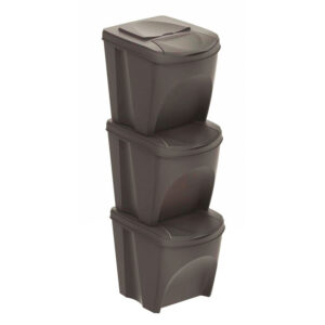 Cubo reciclaje set 3 piezas