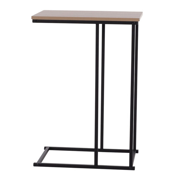 Mesa auxiliar madera natural 40*26/58 cm