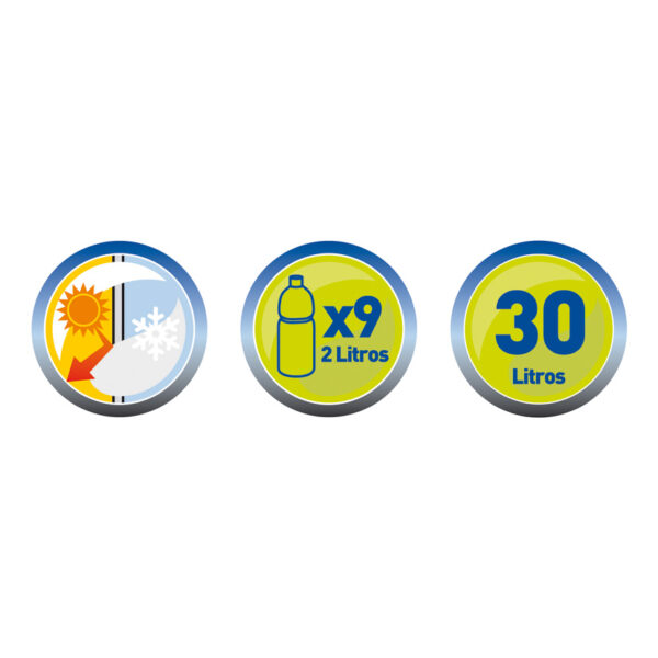 Nevera flexible 30 l blanca - Imagen 2