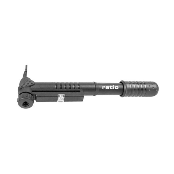 Bomba inflar telescópica 9" compacta, 100PSI, con indicador presion