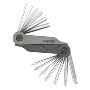Llaves allen + torx. Juego 14 piezas.