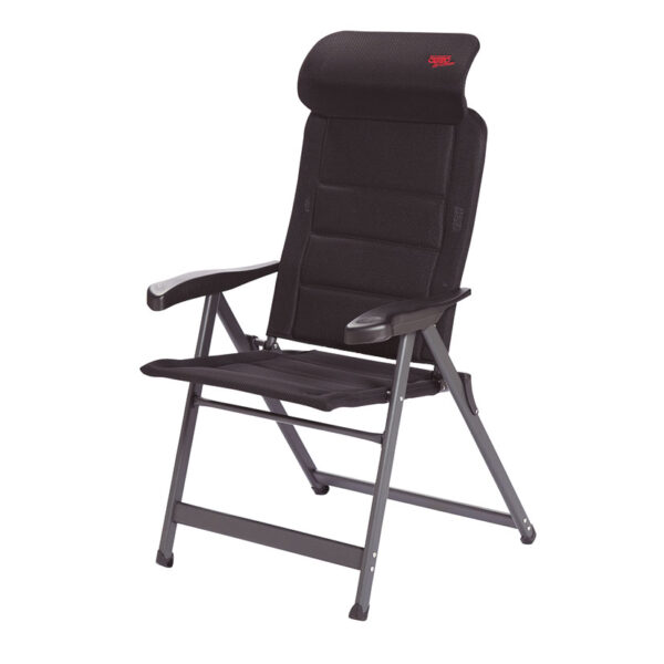 Silla de aluminio reclinable compact negro - Imagen 3