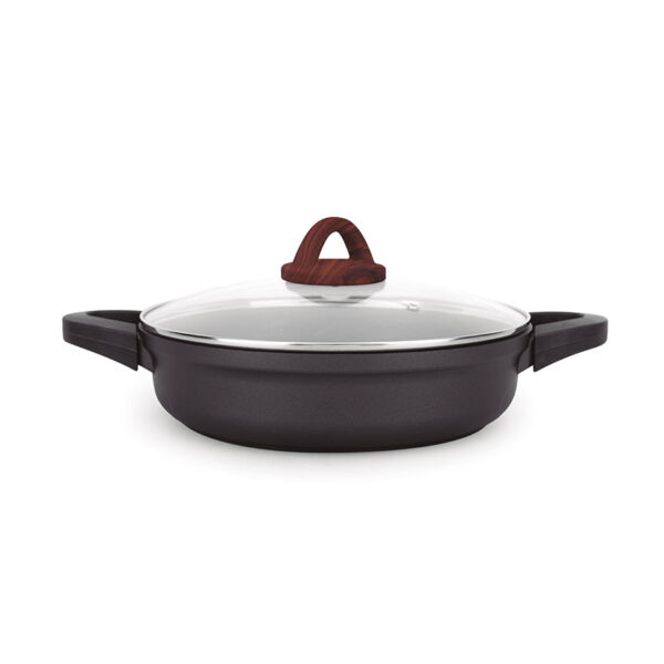 Cacerola baja aluminio fundido Ecomax 24 cm.