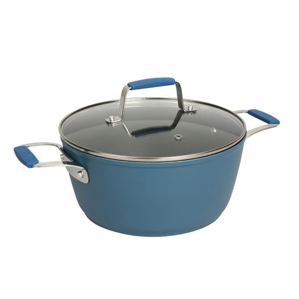 Cacerola aluminio forjado 20 cm. BLUE. HABITEX.