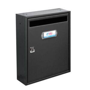 Buzon metalico teide puerta negro