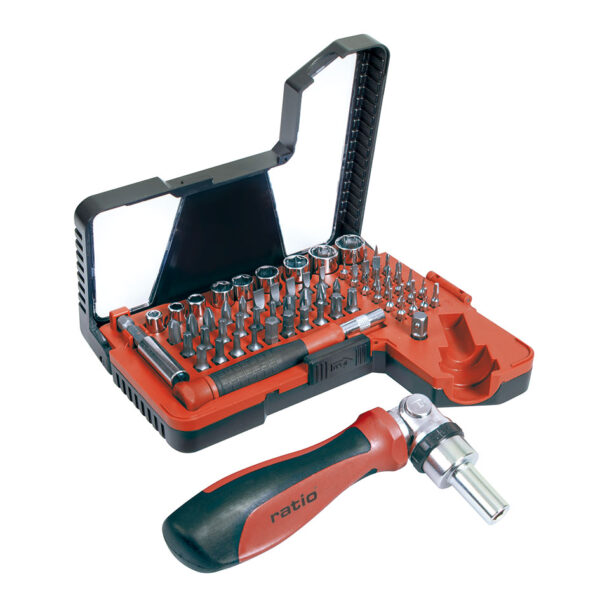 Destornillador 67 en 1 carraca.Puntas precision y puntas 1/4"
