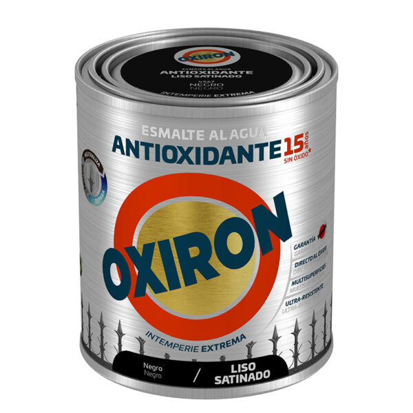 Oxiron liso satinado. Agua negro 750ml