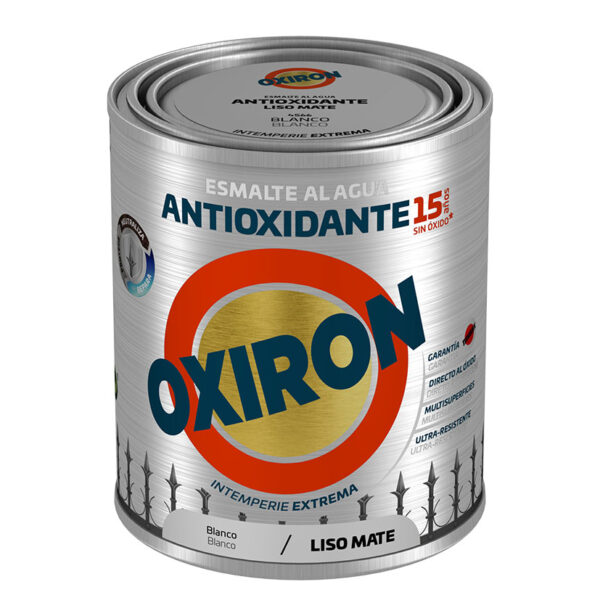 Oxiron liso mate agua blanco 750ml