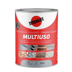Imprimación anticorrosiva al disolvente de secado rápido.gris 750ml TITANLUX