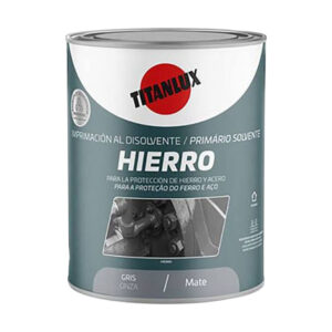 Imprimacion sintetica para hierro 750 ml gris TITANLUX