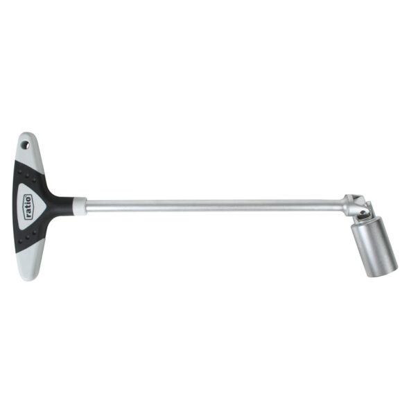 Llave para bujías articulada 16 mm. RATIO.