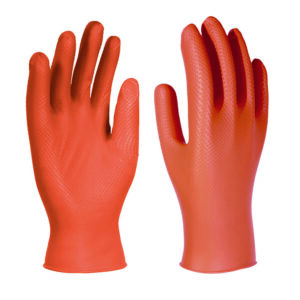 Guante unigrip naranja t/m 50un