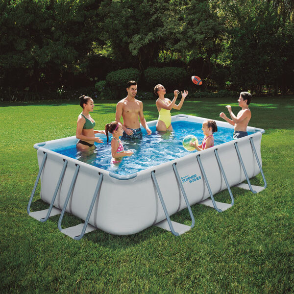 Piscina tubular 400x200x100 cm + depuradora - Imagen 2