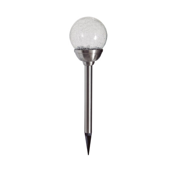 Baliza solar de cristal IP44 RGB 12 uds