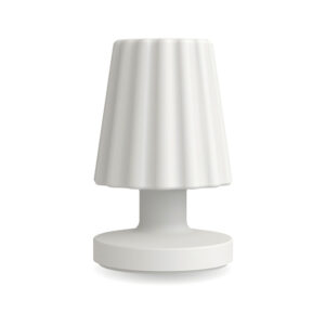 Lámpara sobremesa blanca recargable USB