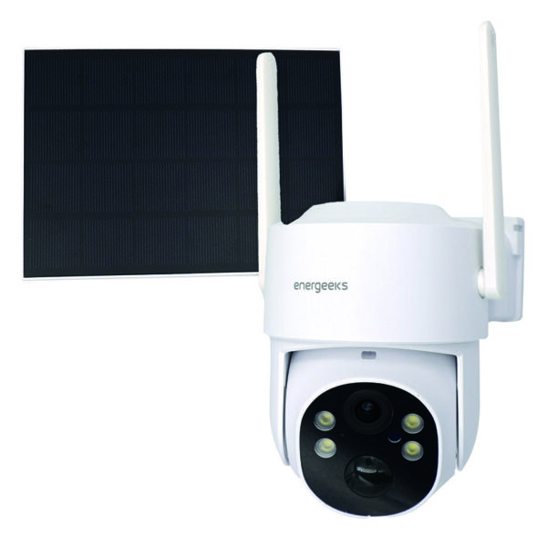 Cámara 4G batería motorizada exterior 4MP con panel solar Patrol.Conectividad 4G.Detección de movimi