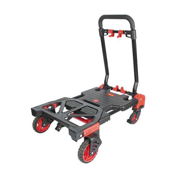Carretilla 2 en 1 convertible. Plegable. Compacta. Max. 135 kg.