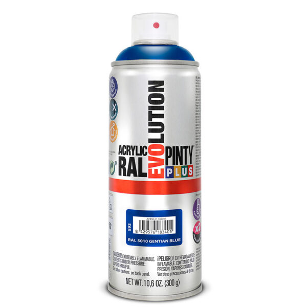 Pintura spray acrilica azul oscur.400ml