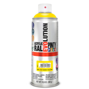 Pintura spray acrilica amarillo 400ml